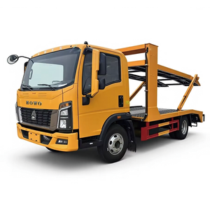 Camion porte-voitures à double pont HOWO 6 tonnes, camion plateau <span class=keywords><strong>de</strong></span> remorquage avec moteur Weichai pour un <span class=keywords><strong>transport</strong></span> automobile efficace - Product Image 1