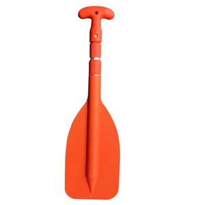 Pagaie de kayak <span class=keywords><strong>gonflable</strong></span> télescopique pliable Ican en aluminium, réglable de 53 à 106,5 cm, lame de 36 cm x 16 cm - Product Image 2