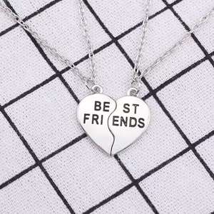 Mode nouveaux <span class=keywords><strong>meilleurs</strong></span> <span class=keywords><strong>amis</strong></span> <span class=keywords><strong>pour</strong></span> toujours lettres coeur alliage pendentif copines collier - Product Image 4