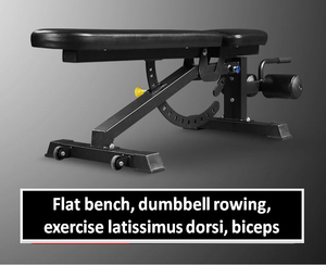 Banc de musculation réglable avec <span class=keywords><strong>coussin</strong></span>, polyvalent, avec siège et dossier réglables pour plus de confort - Product Image 5