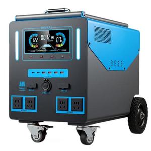 High Capacity 3500W Solar <b>Generator</b> Battery Station 220V AC Outlet Pure Sine Wave Portable <b>Power</b> Supply Car MPPT HPS3500 - Product Image 4