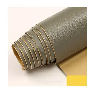 High Quality Custom Leather Upholstery Fabrics Self Adhesive Leather PVC Sofa Leather Stickers For Furniture Repair