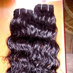 Cabello Remy 100% Humano, Cabello Virgen Indio de Alta Calidad, Tejido de Cabello Rizado Profundo Cabello Indio Natural Marrón Sin Caída, 100g, Procesado a Máquina - Product Image 1