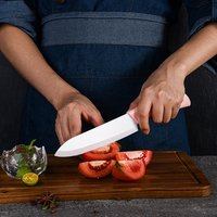 Huishoudelijk Restaurant Rechte Rand Keramisch Schilmes Keuken Fruit Mes Set Voor Het Snijden Van Fruit Vlees Aardappelen