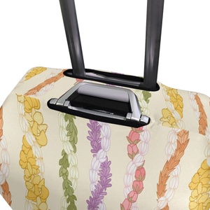 Accesorios de Viaje, Funda Protectora para Equipaje a Prueba de Polvo, Puakenikeni Personalizado, Fundas Elásticas Lavables con Diseño Hawaiano para Maletas - Product Image 4