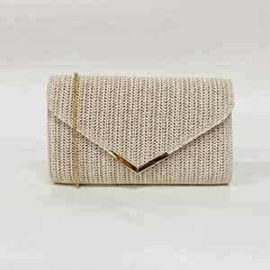 Sacs bandoulière en paille pour femmes, sacs à main et pochettes d'été en paille tendance, sacs à bandoulière en raphia - Product Image 1