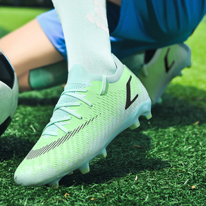 Zapatos de Fútbol con Parte Superior de Malla Sintética, Tacos Largos, Suela de Goma, Entresuela de EVA, Unisex, para Entrenamiento y Partidos de Verano - Product Image 4