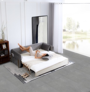 Gemütliches Modernes Stoff-Schlafsofa Luxuriöses Freizeit-Klappsofa mit Bettfunktion Ausziehbar für Kleine Räume Wohnzimmer - Product Image 1