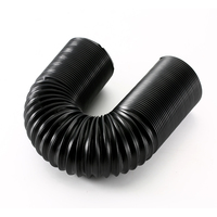 Tuyau d'admission d'air froid 76mm 63mm Kit de systèmes Admission de performance universelle Tuyau automatique Duc Flexible Car Sport Racing 2.5 3.0 pouces
