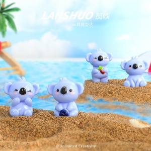 จี้เรซิ่นรูปโคอาล่าการ์ตูน 3 มิติ DIY ของตกแต่งโต๊ะทำงาน เครื่องประดับแฟชั่น ของขวัญสำหรับทุกเพศ - Product Image 4