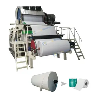 Toilet Roll Processing Equipments Tissue Paper Making Machine Used Mother Jumbo Rolls Toilet Tissue Rolls