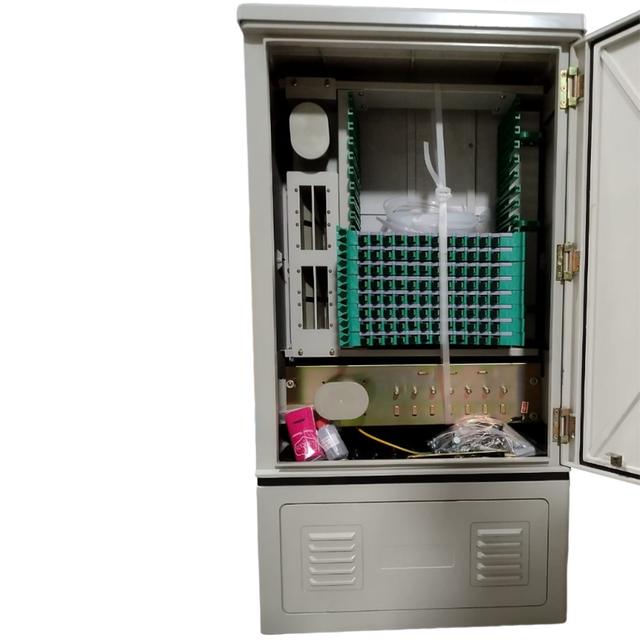 Outdoor Network IP65 Waterproof Level Distribution Box SMC Material Telecom Cabinet Fiber Optical Cross Connect Cabinets GPRS