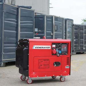 Portable 7 kw Diesel Generator Super Silent 1500rpm ATS Durable Open Frame Remote Start 110V/220V/380V 50/60Hz Air Cooled <b>23A</b> - Product Image 6