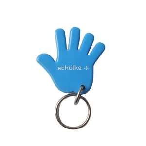 Clear Plastic Keychains Hand Shape Acrylic Keychain Metal Type Iron Zinc Alloy UV and Offset Printing Model Red for Gift