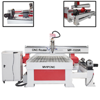 Router CNC 4 Axis untuk Ukiran Kayu dengan Rotary Axis untuk Pengerjaan Kayu Non Logam, MDF, Akrilik, PVC, Papan Busa, dan Ukiran Dekoratif