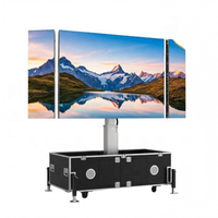 Mur vidéo pliable 7x4m avec panneaux relevables, écran LED mobile pour extérieur, affichage publicitaire, location pour grandes scènes commerciales