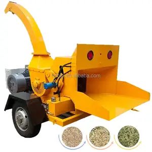 Good quality high capacity forest wood chipper machine 3 point tractor pto shredder for sale retail