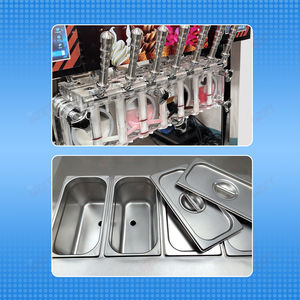 Máquina de Helados Suaves Comercial de Acero Inoxidable con Pantalla Táctil de 5 Pulgadas y 8 Programas, Máquina para Hacer Yogurt Congelado y Helado Suave - Product Image 2