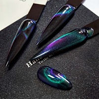 Pigment magnétique effet œil de chat 3D caméléon à changement de couleur pour maquillage