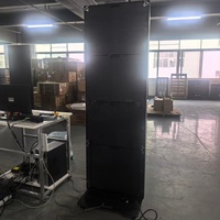 Écran LED pliable d'intérieur pour affichage publicitaire, avec SDK, pour centres commerciaux, magasins de détail et ascenseurs, options de pixels P1.86/P2, sur pied