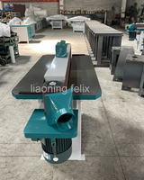Petite ponceuse à bande oscillante verticale et horizontale pour le bois, machine à poncer verticale