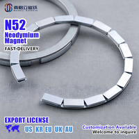 Magnet Pengisian Daya Nirkabel Neodymium MagSafe untuk 18 Pro Max N45 1.0mm 1.4mm 1.9mm 2.5mm ISO 9001 REACH RoHS Pasokan Grosir