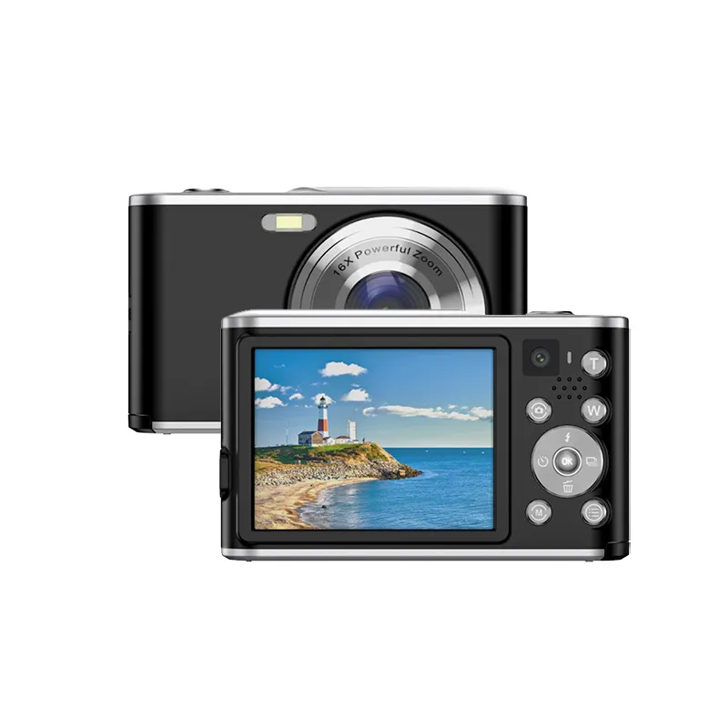 새로운 2023 지원 4K 영화 촬영 저렴한 디지털 사진 카메라 전문 컴팩트 카메라
