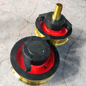 Roues de pont roulant en acier forgé de 400 mm pour pont roulant aérien - Product Image 2