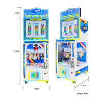 40 machines à cadeaux commerciales à monnayeur, pour poupées, divertissement, version anglaise, 110/220V, 1 joueur, personnalisable, garantie 1 an, en métal