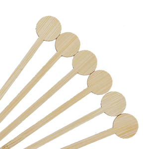 Bâtonnets à mélanger en bambou jetables, tête ronde, emballage individuel, agitateur pour <span class=keywords><strong>café</strong></span> et thé, logo personnalisé au laser pour boissons chaudes, thé au lait - Product Image 5