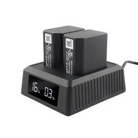 Chargeur double batterie universel Type C PD pour Sony NP-SA100, charge rapide 50W, écran LED numérique, chargeurs standard européens