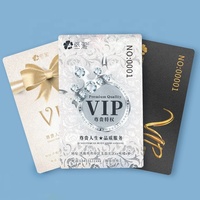 Adhésion de luxe personnalisée en métal porte-cartes vip en plastique numéro sim vip pro carte gsm vip crédit vip carte de visite emballage boîte-cadeau