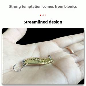 Leurres de pêche à la cuillère Daoyu Micro Stream, ultralégers, pour la truite et le crappie, en alliage de zinc, pour la pêche en eau douce, en ruisseau, pour la pêche au petit gibier - Product Image 4