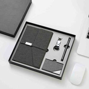 Nouvelle couverture en cuir Pu avec logo personnalisé Pu Diary Men Gift <span class=keywords><strong>Eco</strong></span>-friendly Corporate Gifts A5 Notebook And Pen Gift Set - Product Image 3