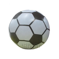 Grand ballon de football gonflable en PVC pour terrain de jeu, plage et événements sportifs