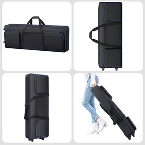 Free Sample Customized Waterproof Musical Keyboard Protection Cover Digital Keyboard Carrier Case 61 Keyboard Bag - Product Image 2