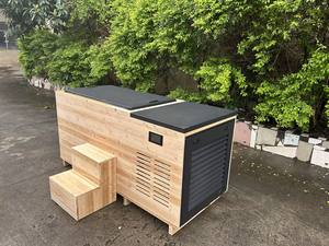 Neues Design Outdoor Kaltwasser-Tauchbecken aus Edelstahl, Eisbad-Whirlpool mit 1-PS-Kühler aus Hemlock-/Fichten-/Zedernholz - Product Image 2