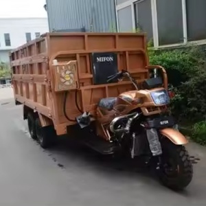 รถสามล้อแบบมีมอเตอร์9ล้อสำหรับการเกษตรรถสามล้อบรรทุกของหนัก350ซีซีสีฟ้าดีไซน์ใหม่ - Product Image 5