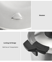 Thermos électrique commercial à double paroi en acier inoxydable, 20 litres, pour la restauration, bouilloire à eau chaude, 2023 en vente
