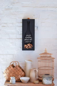 Porta Tappi di Vino in Legno Junji con Incisione o Design, Decorazione <span class=keywords><strong>da</strong></span> <span class=keywords><strong>Parete</strong></span> per Cucina e Bar, Scatola Personalizzata per Conservazione Tappi - Product Image 3