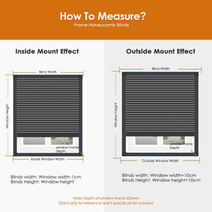 Stores motorisés <span class=keywords><strong>pour</strong></span> puits <span class=keywords><strong>de</strong></span> lumière, taille personnalisable, occultation totale, tissu imperméable, télécommande, structure alvéolée, <span class=keywords><strong>pour</strong></span> toiture électrique, unie - Product Image 3