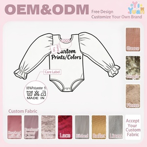 Combinaison transparente à manches longues pour filles, personnalisée ODM, respirante, légère, en spandex/polyester, pour le ballet et la gymnastique - Product Image 2