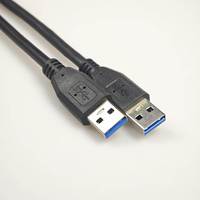 Cable de extensión USB 3,0 macho a macho, 5Gbps, transferencia de datos de alta velocidad, conector de cable de sincronización para PC, portátil, disco duro, 1m/2m/3m