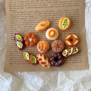 French Pretzel Bread Magnetic Stickers Mini Simulation European Bread Fridge Magnets Baking Memo Stickers Magnet Decorations - Product Image 3