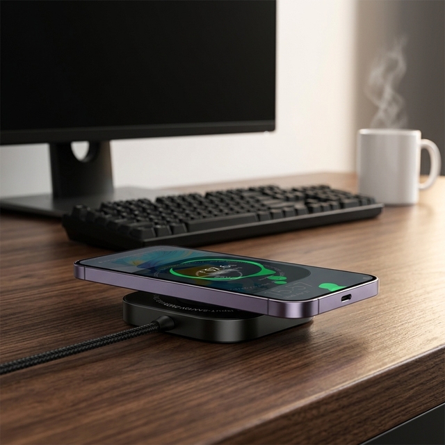 High Grade 25w Portable Wireless Charging Pad Magnetic Wireless Charger Strong Magnetic Fast Charger Wireless Power Dock