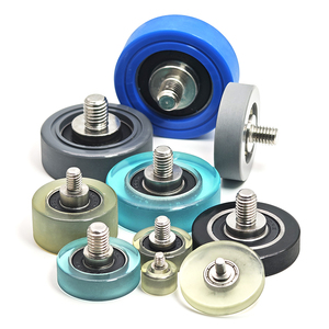 بكرات وعجلات مصنوعة من البولي يوريثان حسب الطلب، بكرات مغلفة بالمطاط مع محامل مصنوعة حسب رسومتك - Product Image 1