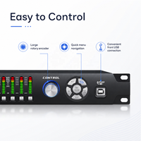 Processeur audio numérique FIR4008 Drive Rack, double effet DSP haute qualité, 4 entrées 8 sorties, professionnel.