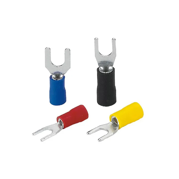 Best Sellers Various Kinds Crimp Terminals For Cables Insulated Flange Spade Terminals For Electrical Equipment