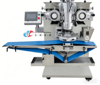 Máquina Encrustadora Automática de Triple Tolva YC-160, Multifuncional para Mochi, Maamoul y Kubba, 220V, Nueva, Certificación CE, Alta Calidad