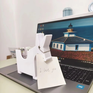 Organisateur de cartes porte-mémo de bureau décor de bureau à la main Mule porte-notes amovible multifonctionnel Mule support de bureau bureau - Product Image 2